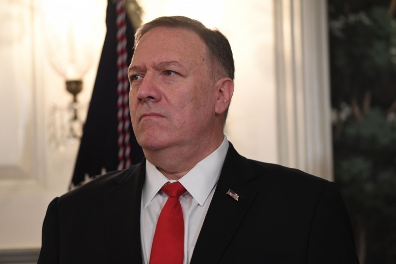 美國國務卿龐皮歐（Mike Pompeo）。（法新社）