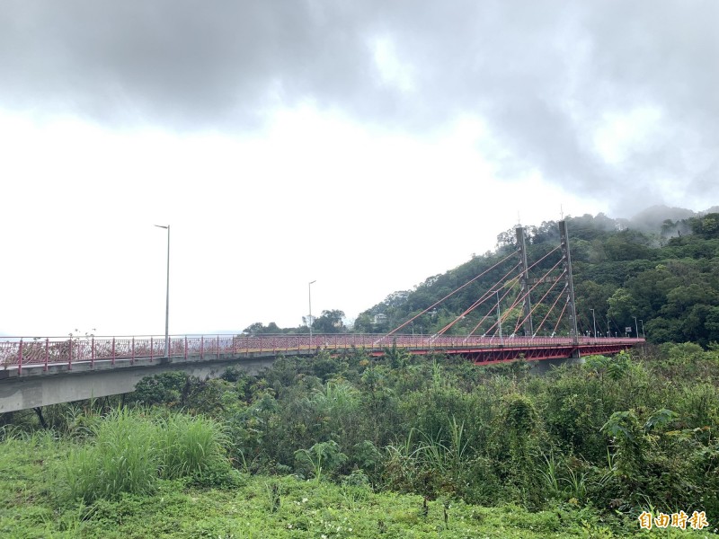 新竹縣計畫在橫山鄉增昌大橋附近申設遙控無人機考場。（記者黃美珠攝）