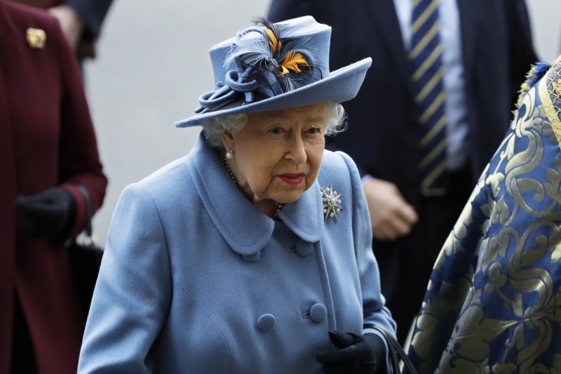 白金漢宮宣布，因應武漢肺炎疫情，英國女王將取消未來2週公開行程。（美聯社）