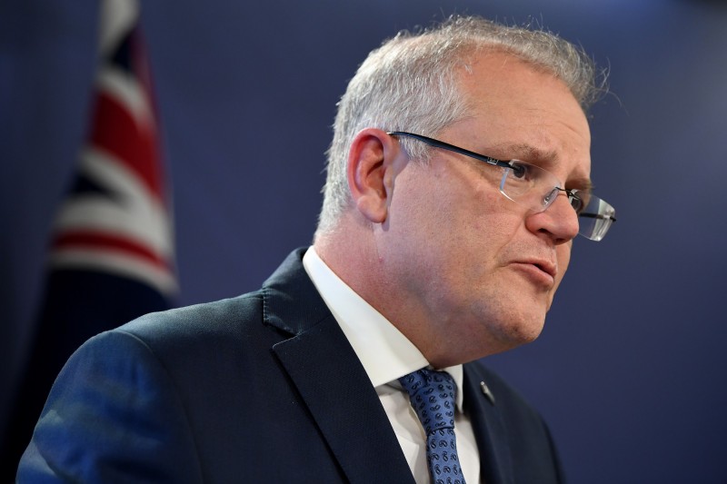 澳洲總理莫里森宣佈明日凌晨起，所有入境澳洲的人士皆須進行14天的自我隔離。（歐新社）