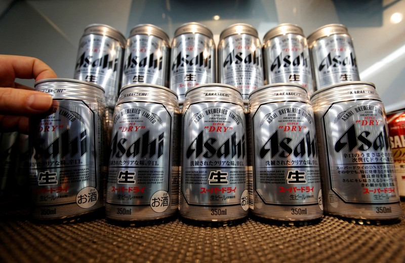 武漢肺炎疫情意外帶動了日本罐裝啤酒的銷售量。（路透）