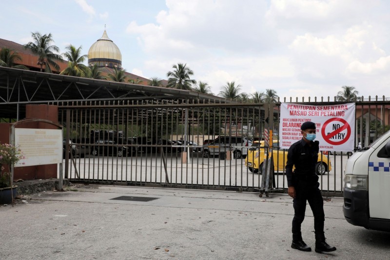 馬來西亞2月底至3月初在吉隆坡大城堡清真寺（見圖）舉行的萬人傳教集會，造成大馬等多個東南亞國家的武漢肺炎確診病例急速上飆。（路透）