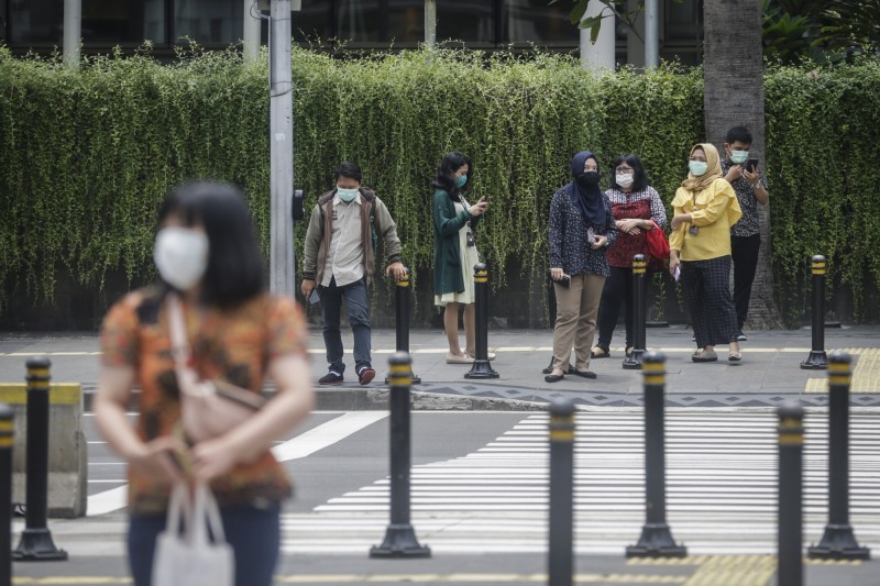 武漢肺炎（COVID-19）疫情在東南亞多個國家持續擴大，印尼今（23）日新增65例確診和1死，全國累計579例、49死。（歐新社）