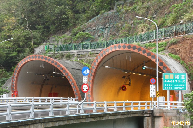 台9線觀音谷風隧道 草埔森永隧道清明連假提速至70公里 生活 自由時報電子報