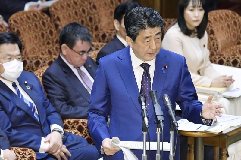 日本首相安倍晉三。（資料照，美聯社）