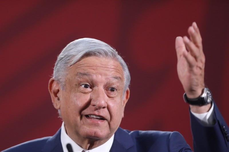 墨西哥總統羅培茲歐布拉多（Andres Manuel Lopez Obrador）。（歐新社）