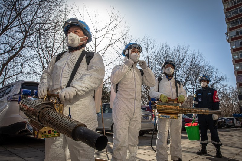 因武漢肺炎疫情而暫時停止的人類活動，意外導致空氣汙染大幅下降。（歐新社）