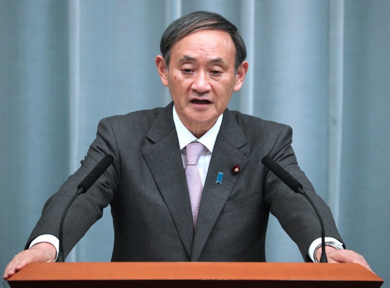 日本內閣官房長官菅義偉今日在記者會上明言，目前尚無必要宣布緊急狀態的認知並未改變。（歐新社）
