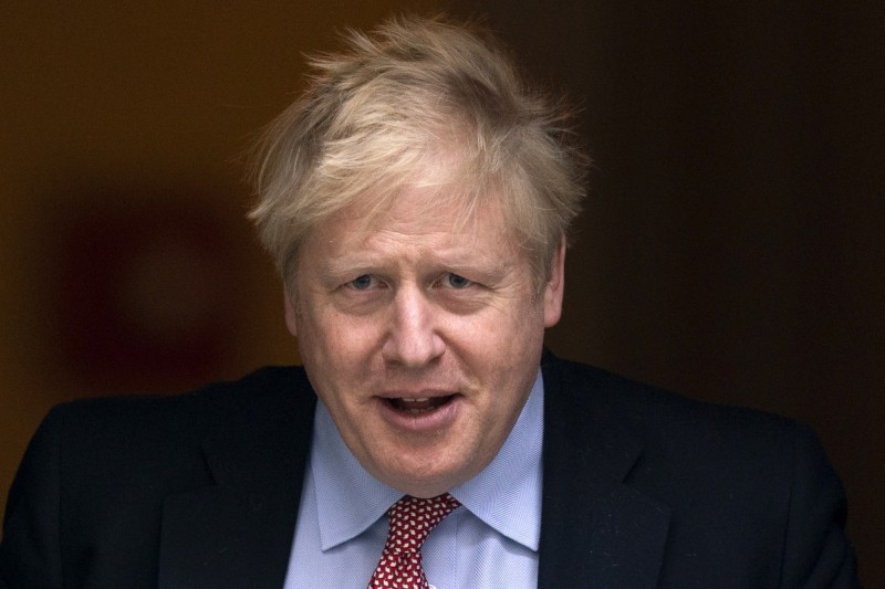 英國首相強森（Boris Johnson）3月27日確診感染武漢肺炎，倫敦唐寧街首相官邸6日宣布，強森因病情「惡化」，已被送進加護病房（ICU）。（歐新社）