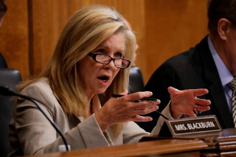 美國參議員布萊克本（Marsha Blackburn ）今（8）日在推特上連連針對中國議題發文砲轟。（路透）