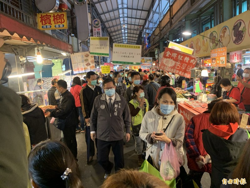 八德大湳市場高標準防疫鄭文燦籲民眾安心採買 生活 自由時報電子報