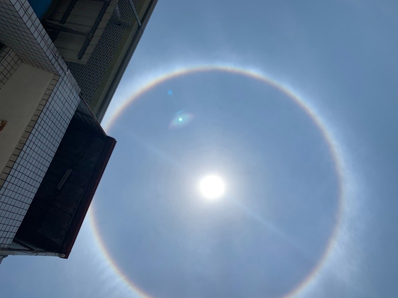 是在halo 南屏東現日暈奇景民眾驚豔 生活 自由時報電子報