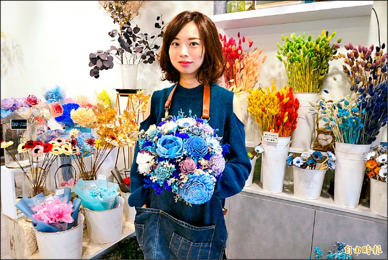 台南 乾燥花店林昱吟微型創業出色 生活 自由時報電子報