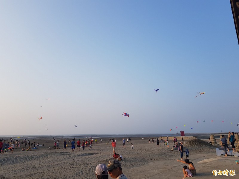 大安濱海樂園將打造風林地景廊道。（記者張軒哲攝）