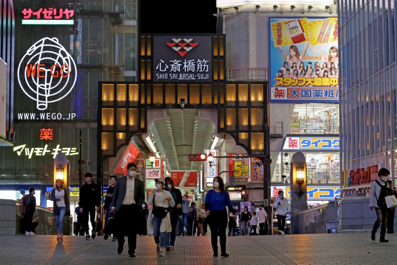 日本境內確診病例已達到15079例。（彭博）