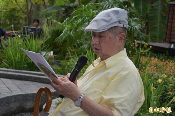 筆名柳文哲的台灣著名詩人趙天儀，傳出已在日前逝世，讓文壇人士相當不捨。（資料照）