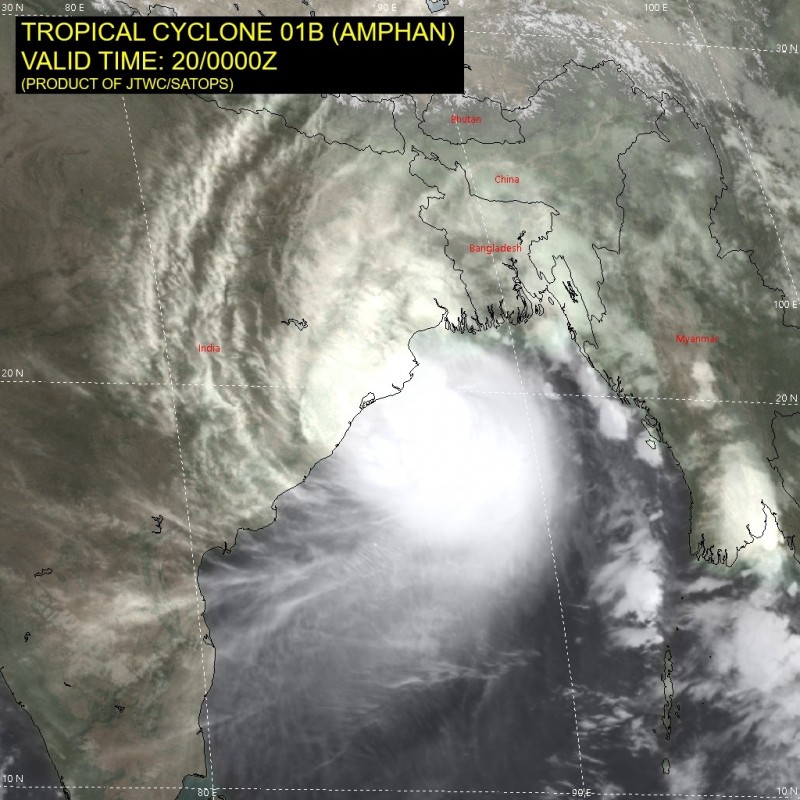 印度洋氣旋「安攀」將登陸 逾300萬人撤離防風暴潮