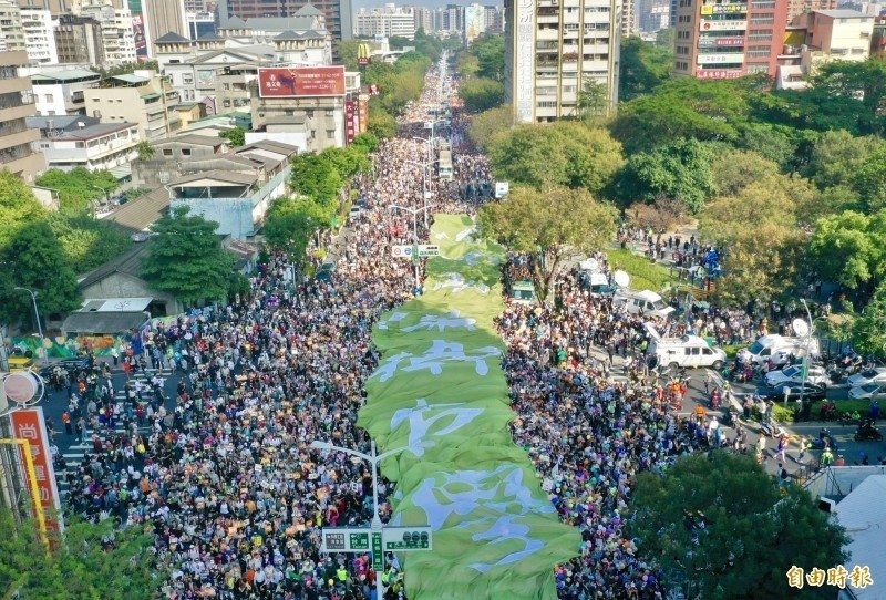 林姓不滿韓國瑜在罷韓遊行時挑起對立，嗆殺韓粉獲不起訴。（資料照）