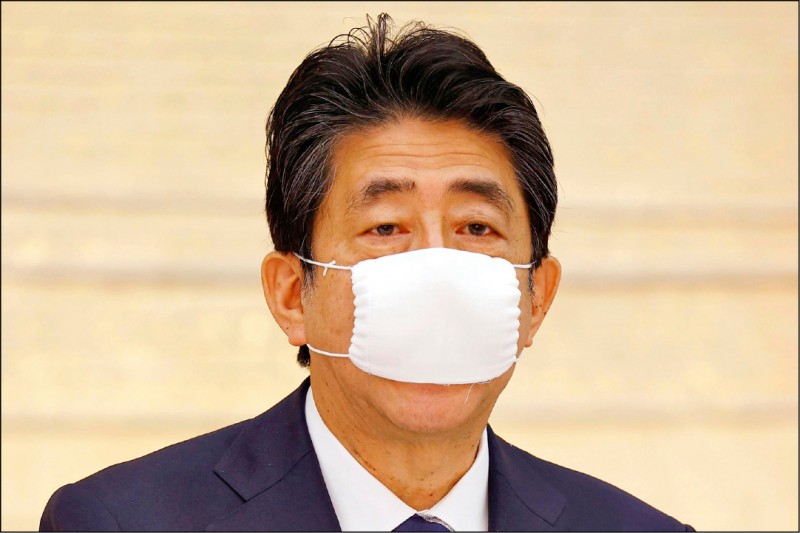 日本首相安倍（美聯社檔案照）