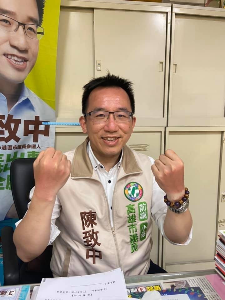 民進黨高市議員陳致中肯定韓國瑜不提罷免無效之訴的決定。（記者王榮祥翻攝）