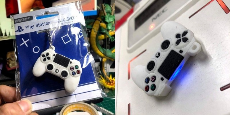 Diy步驟大公開 他手工打造全國唯一白色ps4悠遊卡送友 生活 自由時報電子報