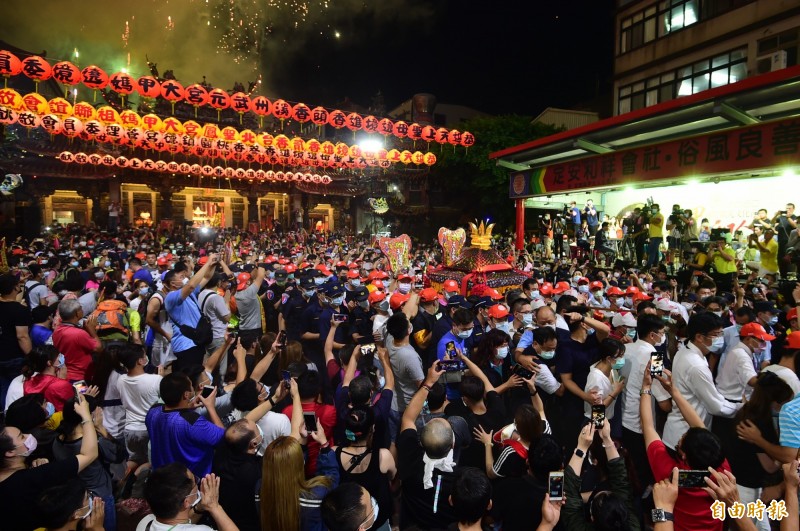 大甲媽祖今年延至六月起駕。（記者廖耀東攝）