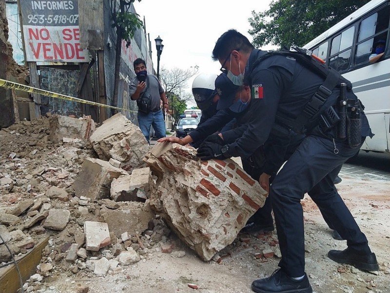墨西哥南部大城瓦哈卡（Oaxaca）當地時間23日上午發生規模7.4強震。（歐新社）