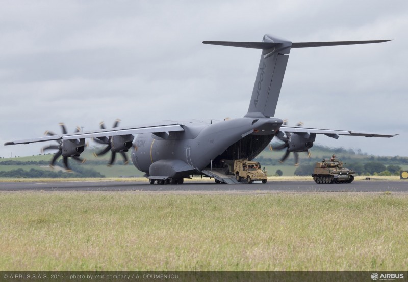 A400M運輸機示意圖。（圖翻攝自airbus官網）