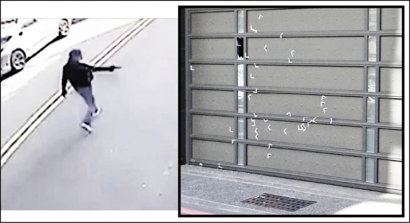 21歲羅鎮浩（左圖，記者王捷翻攝），對著「賭神」楊姓男子家門連轟52槍（右圖，資料照）。