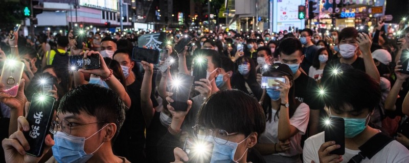 《港區國安法草案》今在中國全國人大常委會中通過，無國界記者組織（RSF）秘書長德洛瓦（Christophe Deloire）呼籲全球民主國家一同採取行動，阻止北京在香港強制實行國安法。（法新社資料照）