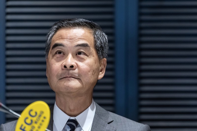 中國全國政協副主席、前香港特首梁振英表示,由他發起的《803基金》將懸賞最高100萬港元(約台幣380萬元)的賞金,鼓勵民眾舉報、協助逮捕違反《中華人民共和國香港特別行政區維護國家安全法》的香港及其他地區人士。(彭博社資料照) 中國全國政協副主席、前香港特首梁振英表示,由他發起的《803基金》將懸賞最高100萬港元(約台幣380萬元)的賞金,鼓勵民眾舉報、協助逮捕違反《中華人民共和國香港特別行政區維護國家安全法》的香港及其他地區人士。(彭博社資料照)