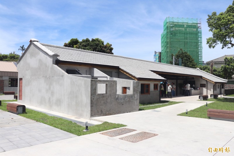 宜蘭市歷史建築「化龍一村舊眷舍群」，近代眷舍近期已修復完成，預計10月就能對外開放參觀。（記者林敬倫攝）