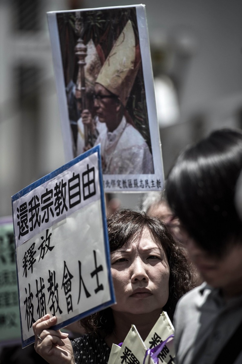 中國箝制宗教自由屢遭國際社會批判。示意圖。（法新社）