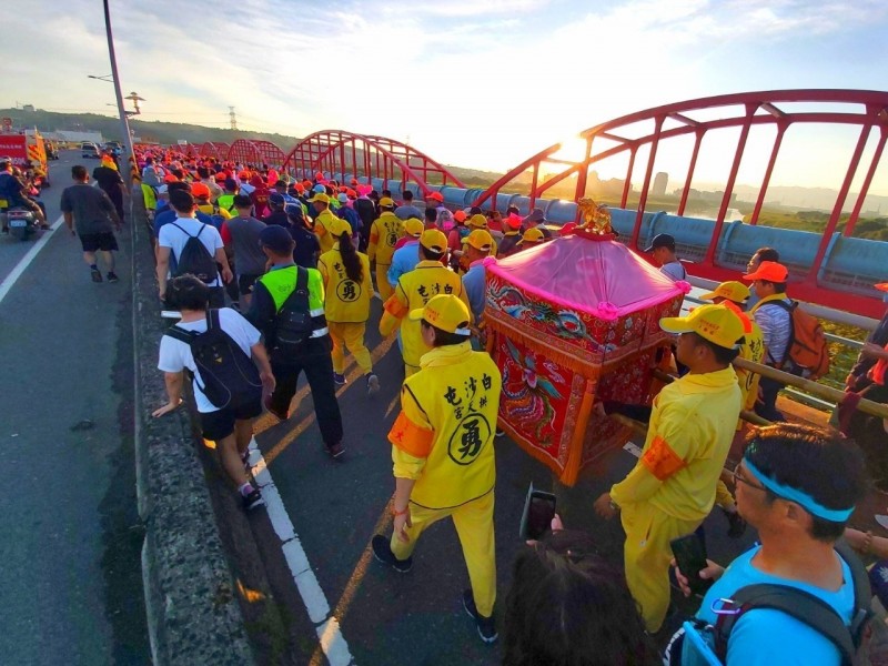 義工組織白沙屯媽祖網路電視台於今年進香期間創下驚人觀看數字。（記者蔡政珉翻攝）