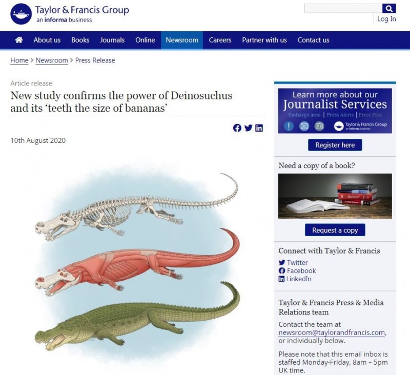 New study confirms the power of Deinosuchus a