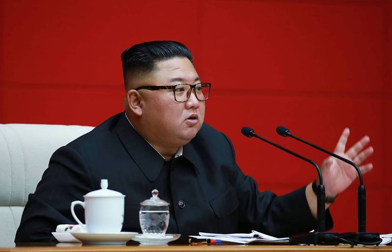 北韓勞動黨19日舉辦第7屆六中全會，會中決定明年1月召開第8次全國代表大會，推出新的5年計畫經濟。（法新社）