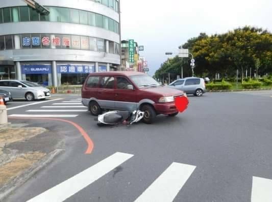 嘉義市警方指出，轄內最易發生交通事故路口為忠孝路與新生路口。（記者丁偉杰翻攝）