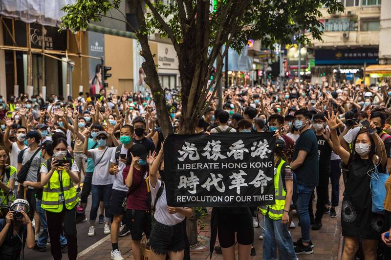 自「港版國安法」上路以來，屢傳有香港示威者為免被究責迫害而欲偷渡到台灣。（法新社）