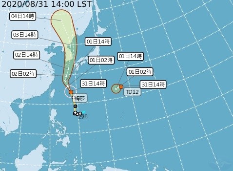 明恐有雙颱 日本東南方熱帶性低氣壓生成直撲台灣機率低 臺北市 自由時報電子報