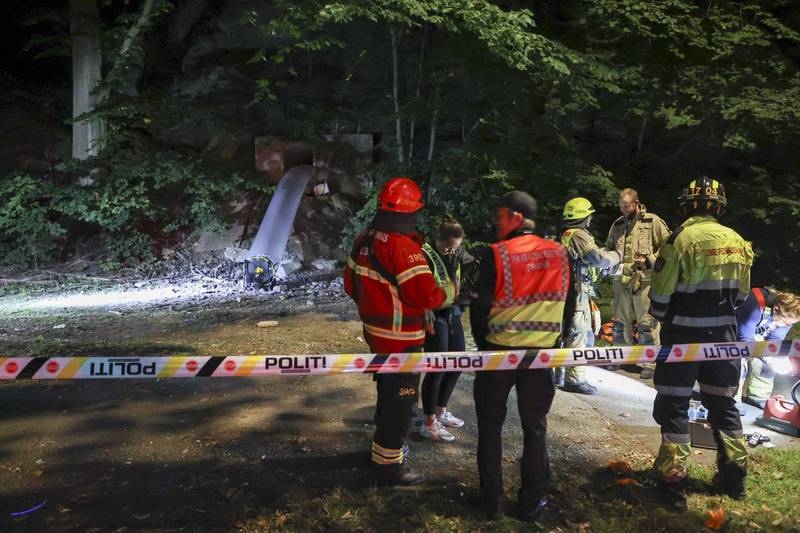 挪威首都奧斯陸一處地下掩體的狂歡趴，出現25人一氧化碳中毒的意外。（路透）