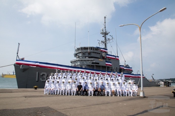 海軍永慈艦今日退役。（軍聞社）