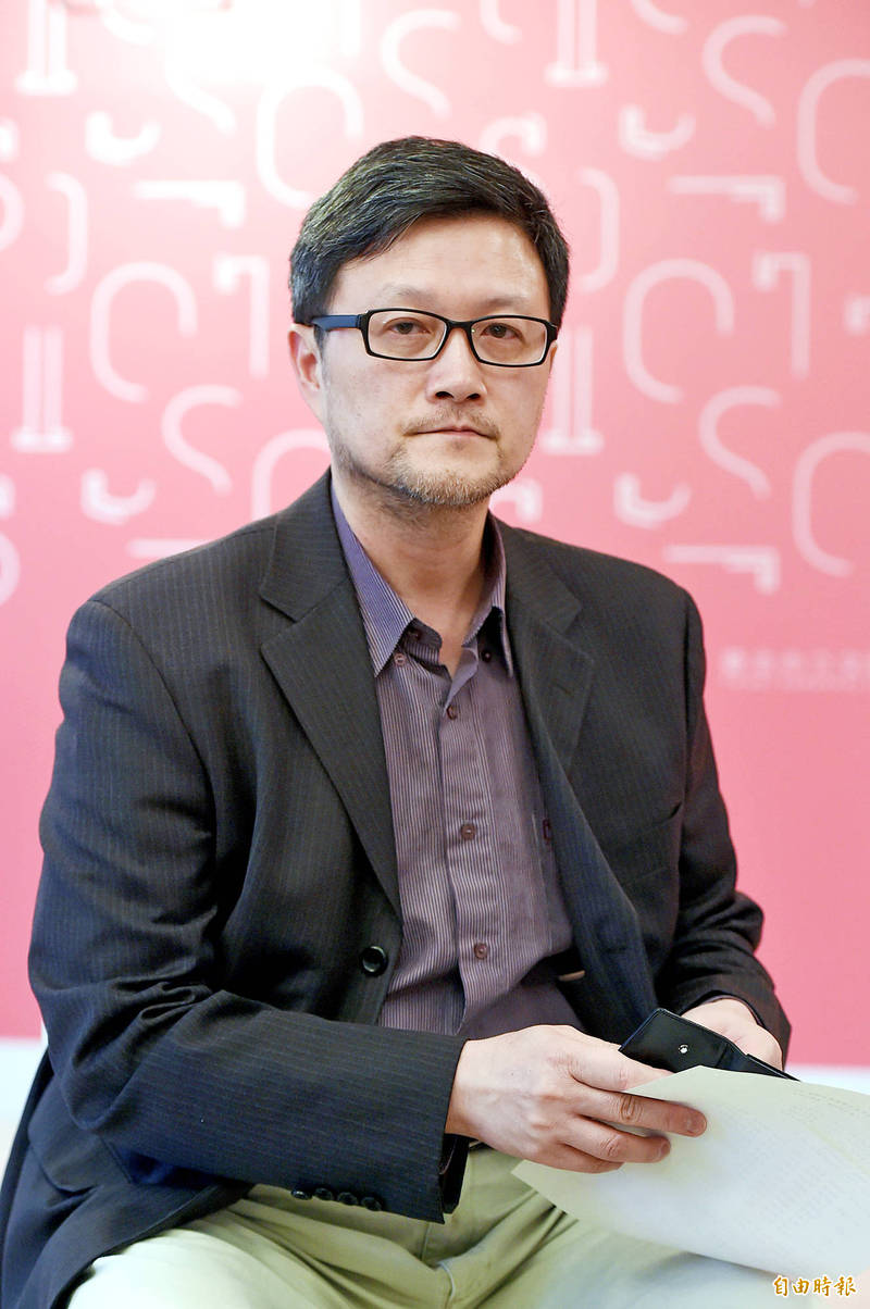 Taipei Symphony Orchestra director Ho Kang-kuo is pictured in Taipei in this file photograph taken on April 5, 2018.
Photo: Sean Chao, Taipei Times