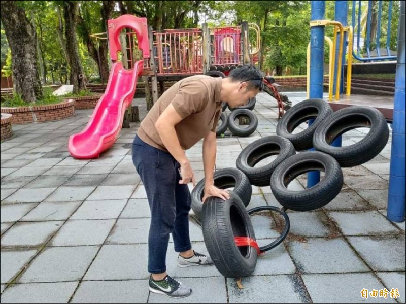 嘉義公園遊具破損市府 擬改全齡遊戲場 生活 自由時報電子報