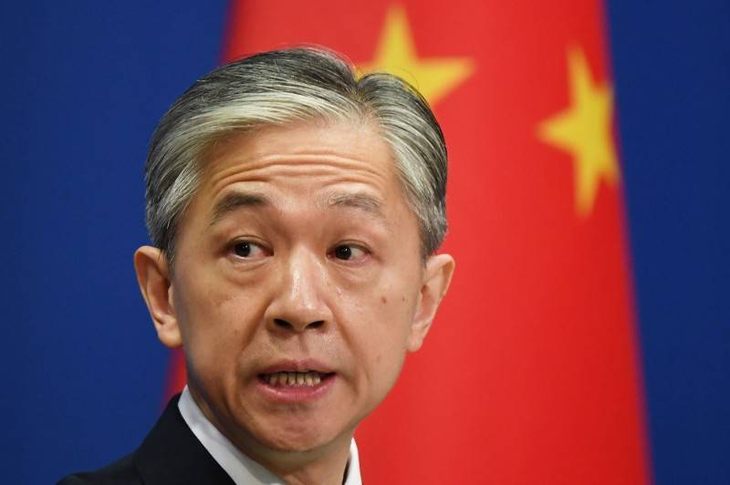 中國外交部發言人汪文彬（見圖）表示，中方堅決反對美方無理打壓中國企業。（法新社資料照）