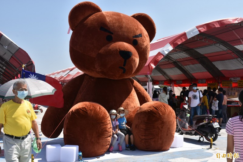 虎尾毛巾節推好康超大 毛巾熊 成打卡熱點 生活 自由時報電子報