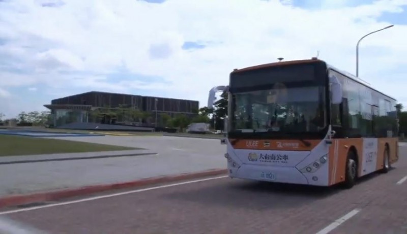 台南自駕公車預計今年年底開放民眾試乘。（記者洪瑞琴翻攝）