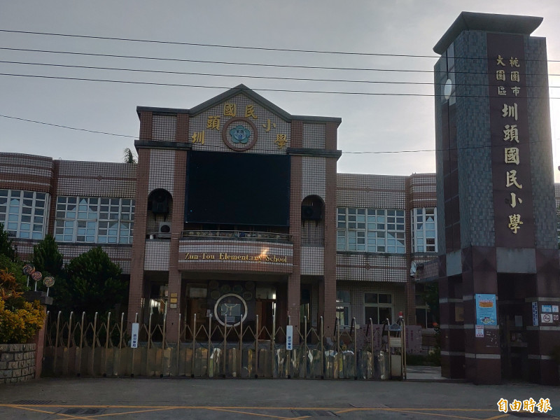桃園市大園區有5所小學，將配合桃園航空城區段徵收案拆除，衍生學童後續就學問題，其中，圳頭國小本學期新生減少至個位數。（記者鄭淑婷攝）