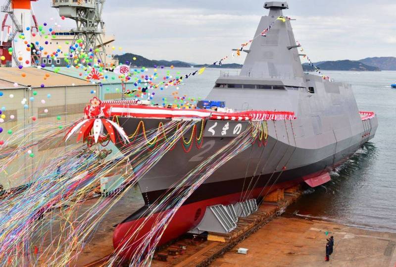 軍情動態 日本最新銳匿蹤軍艦多功能護衛艦 熊野號 下水 國際 自由時報電子報