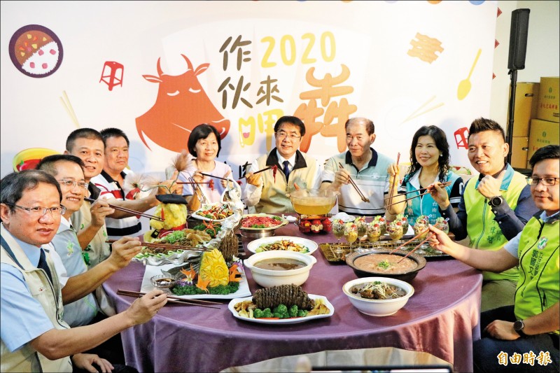 2020台南清燙牛肉節29日在善化區農會登場。（記者萬于甄攝）