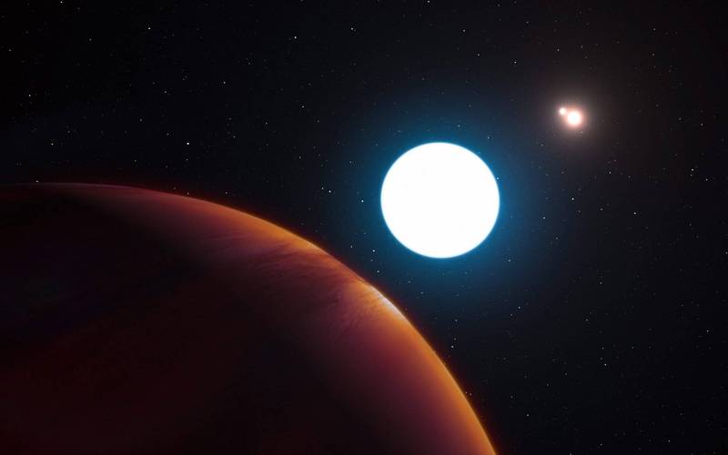 美國賓州立大學天體物理學者指出，外星人可能將半人馬座的「Przybylski」恆星當作核廢料傾倒場。圖為半人馬座星球。（歐新社檔案照）